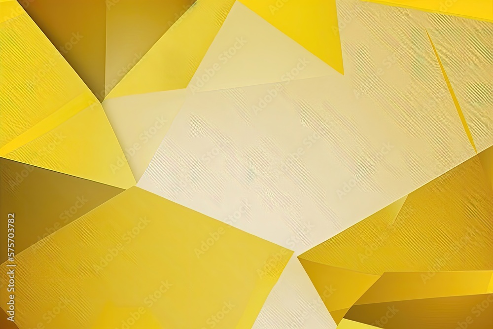 Yellow abstract background of intersecting lines. Generative AI Yellow abstract background of intersecting lines. Generative AI