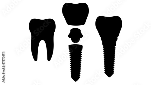 tooth silhouette