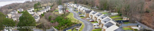 New housing development building houses for increased demand in rural areas photo