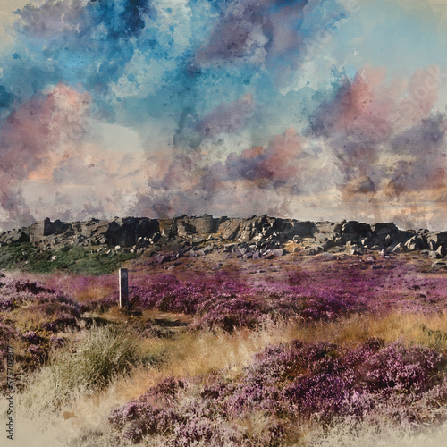 Digital watercolour paintin...