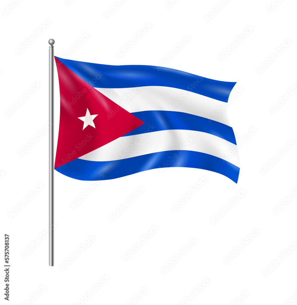 Cuba National Flag Composition Cuba National Flag Composition