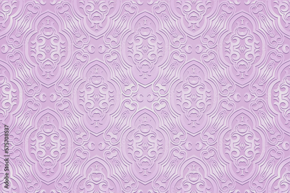 Embossed light background, stylish cover design. Geometric 3D pattern, press paper, leather. Ornaments handmade East, Asia, India, Mexico, Aztecs, Peru. Ethnic boho motifs, art deco. Embossed light background, stylish cover design. Geometric 3D pattern, press paper, leather. Ornaments handmade East, Asia, India, Mexico, Aztecs, Peru. Ethnic boho motifs, art deco.