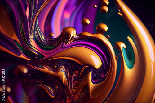 A colorful abstract background with a colorful background. Generative ai