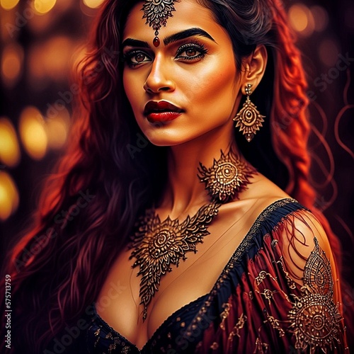 woman in a fancy party wearing a mask or no wearing
{AI generative}

