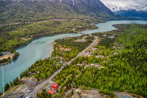 Cooper Landing is a popular Alaska Fishing Destination on the World Famous Kenai River photo