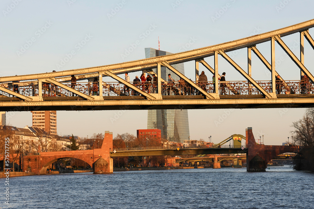 Naklejka premium La città di Francoforte sul Meno