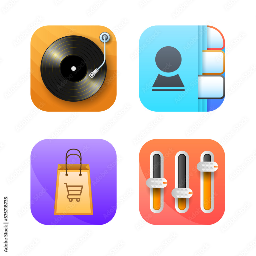 Set Abstract Gradient Square Collection Icons Symbols Signs Shadow Logotype Vector Design Style User Interface Elements Neumorphic Ui Ux Kit Set Abstract Gradient Square Collection Icons Symbols Signs Shadow Logotype Vector Design Style User Interface Elements Neumorphic Ui Ux Kit