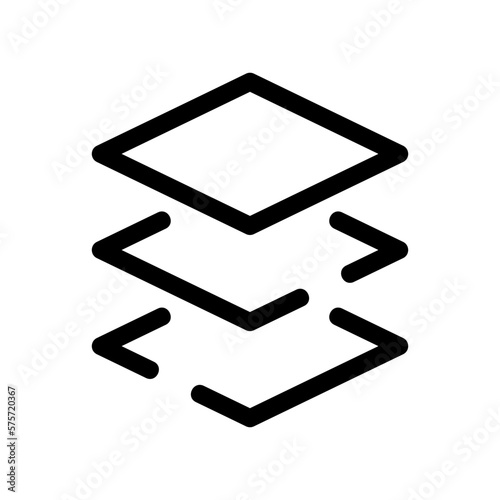 layer icon or logo isolated sign symbol vector illustration - high quality black style vector icons
