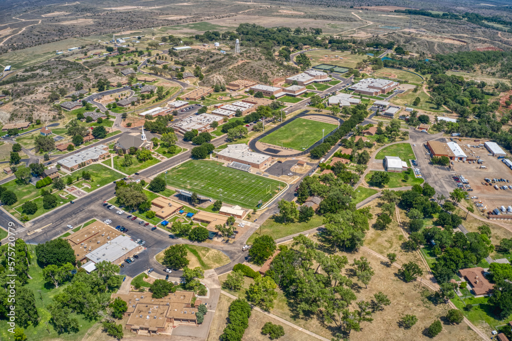 Aerial View of Boys Ranch, Texas