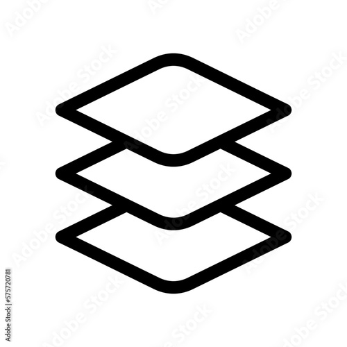 layer icon or logo isolated sign symbol vector illustration - high quality black style vector icons
