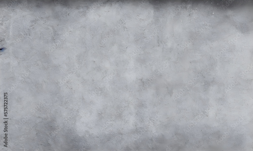 Seamless gray concrete texture. Stone wall background. Horizontal grunge texture background with space for text or image. Realistic vector illustration. Isolated on white background. AI Generative
