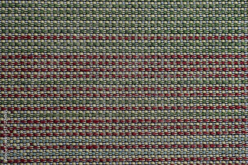fabric texture from red green dirty striped upholstery