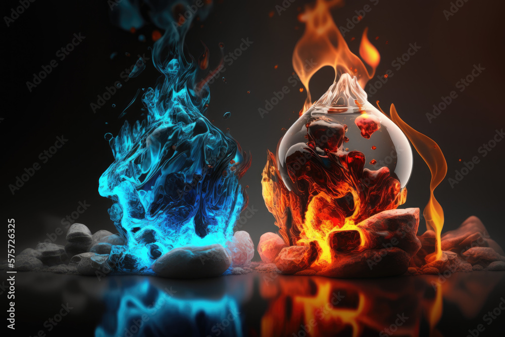 Bulbs of fire and ice