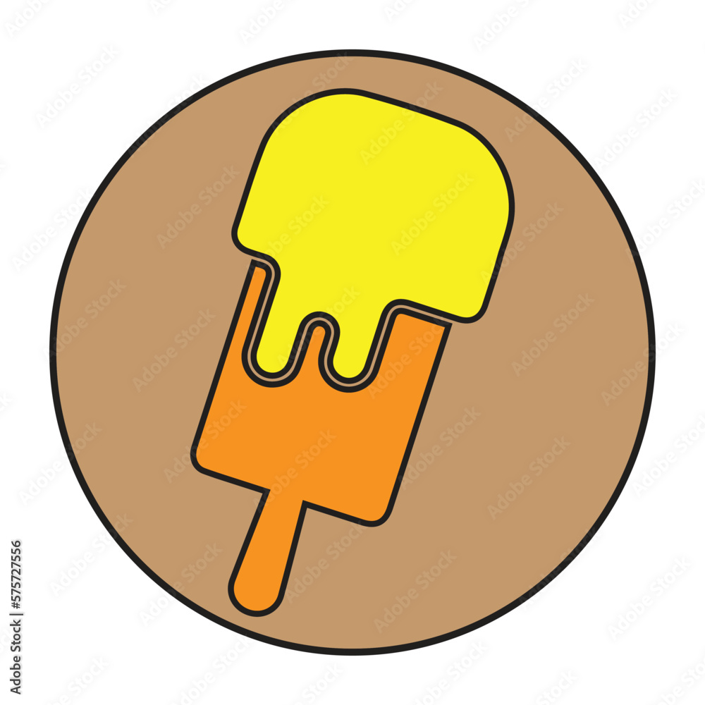 Chocolate, chocolate dip, ice cream icon Chocolate, chocolate dip, ice cream icon