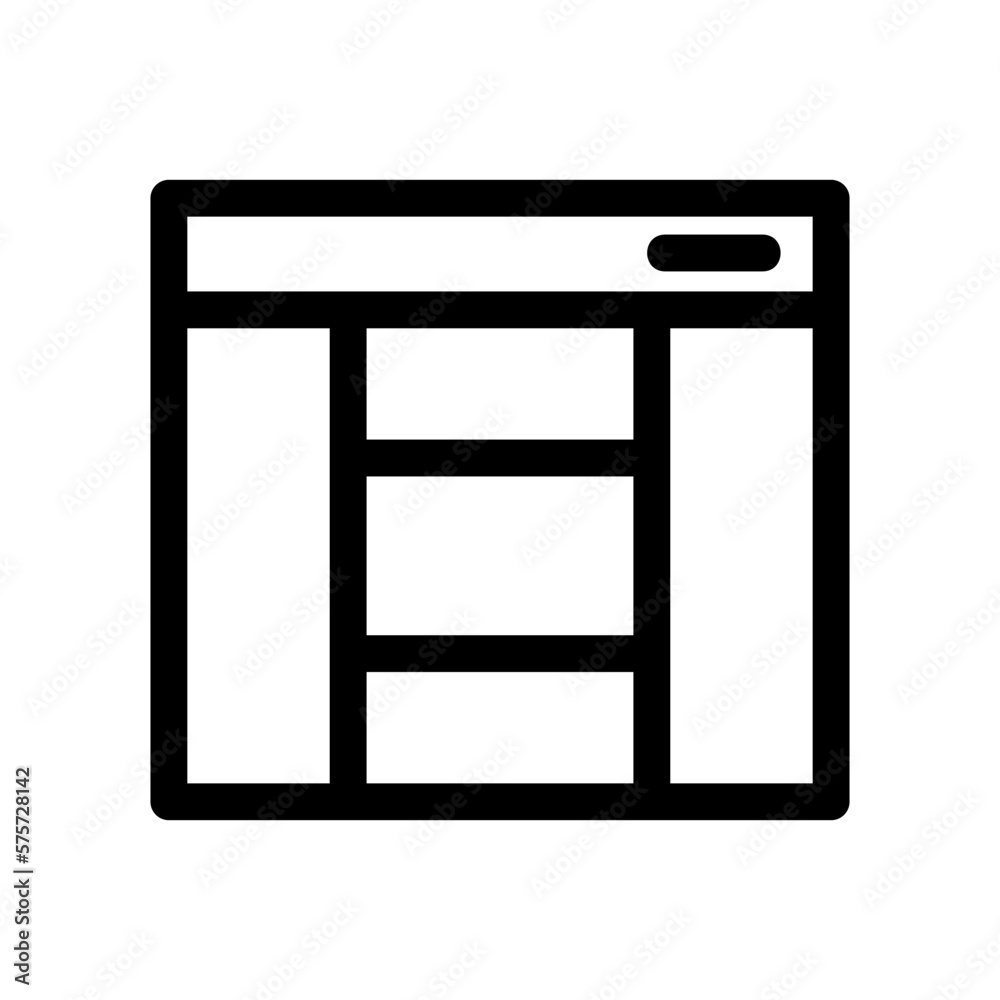 layout icon or logo isolated sign symbol vector illustration - high quality black style vector icons
layout icon or logo isolated sign symbol vector illustration - high quality black style vector icons