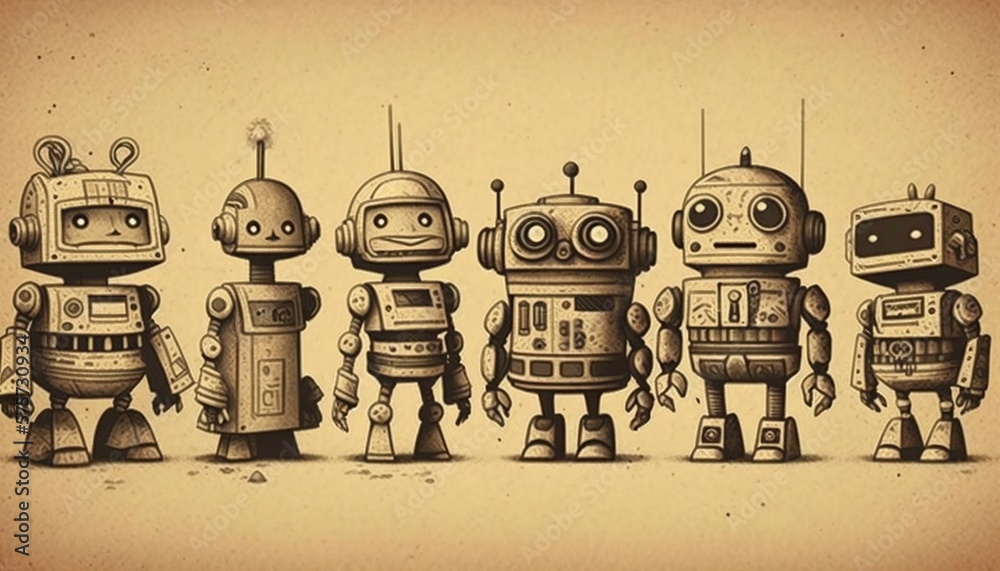 Robot Vectors & Illustrations for Free Download