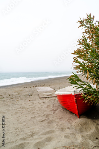 boat on the beach