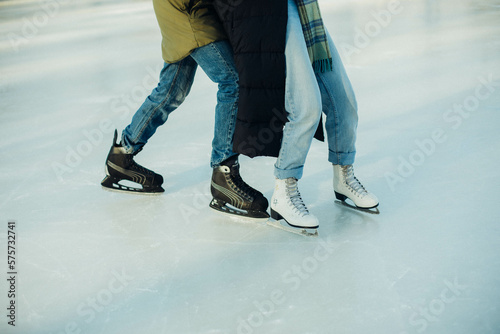 ice skating on ice