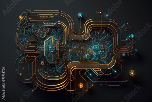 Abstract circuit cyberspace design