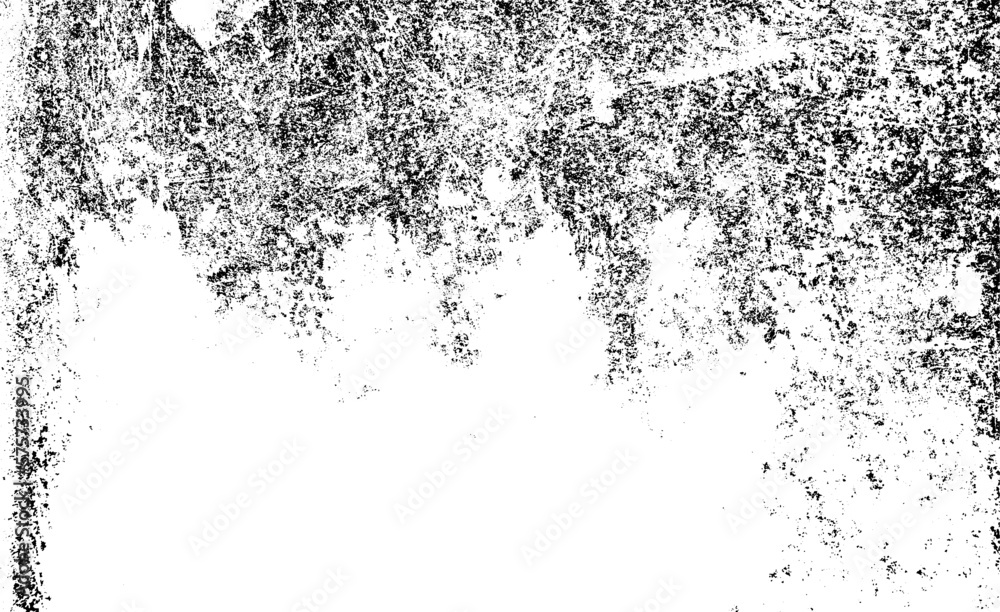 Fototapeta premium Rough black and white texture vector. Distressed overlay texture. Grunge background. Abstract textured effect. Vector Illustration. Black isolated on white background. EPS10
