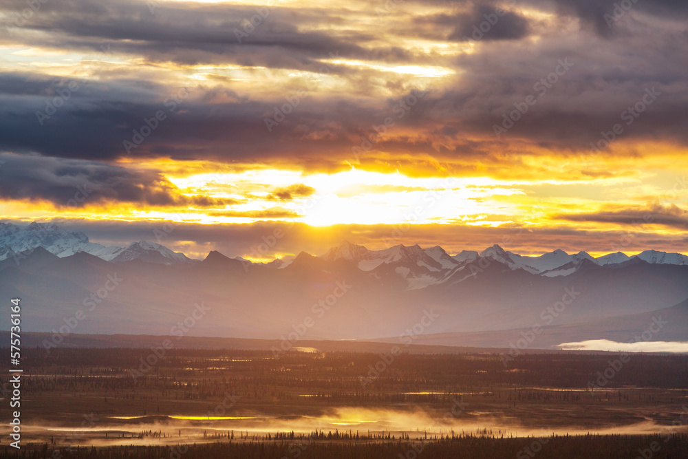 Obraz premium Mountains in Alaska