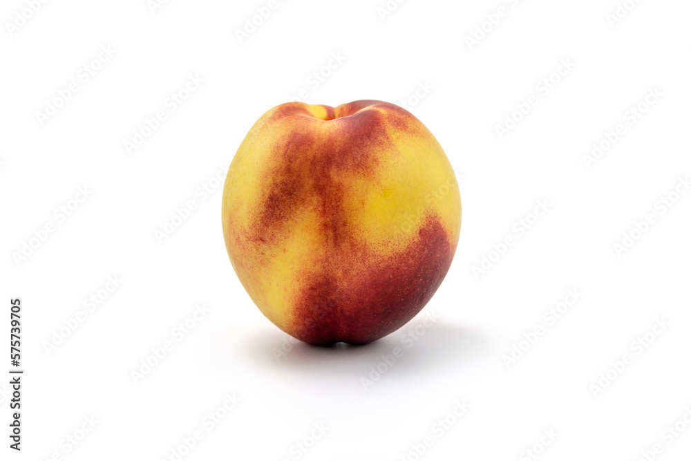 Peach isolated on white with clipping path included Peach isolated on white with clipping path included
