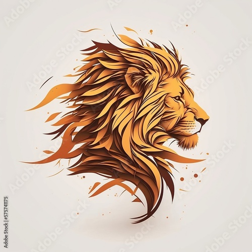 Lion logo  ai
