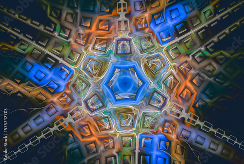 Abstract modern dynamic stylish blue decorative pattern wave banner background.