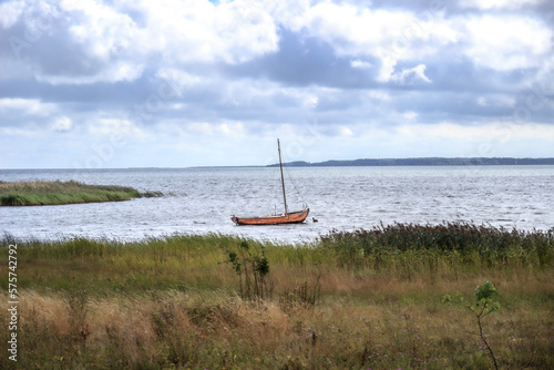 sailboat on the beach