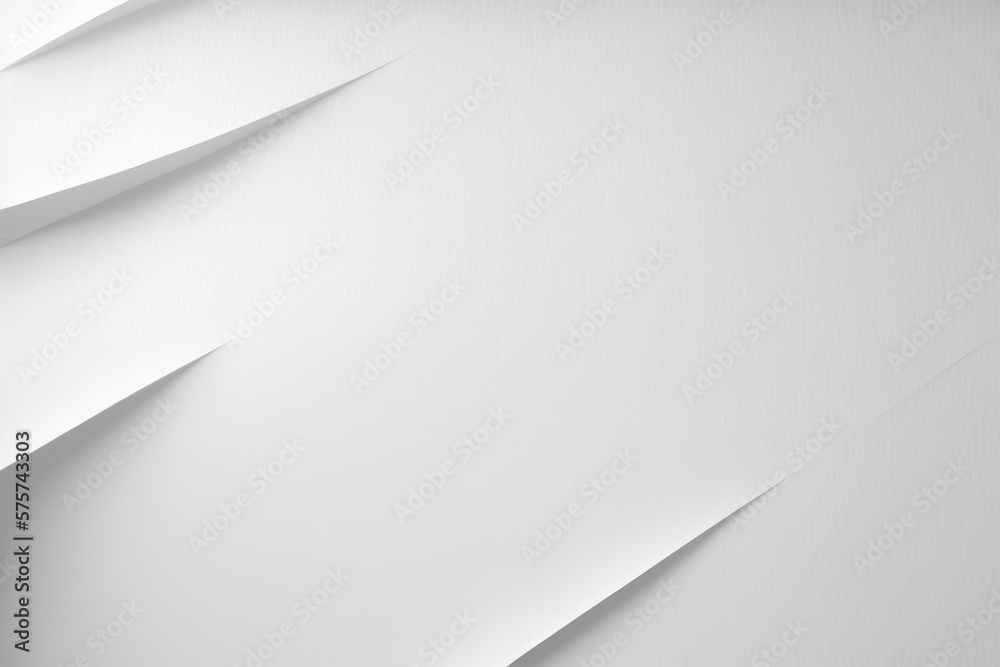 White paper background texture. Generative AI. White paper background texture. Generative AI.
