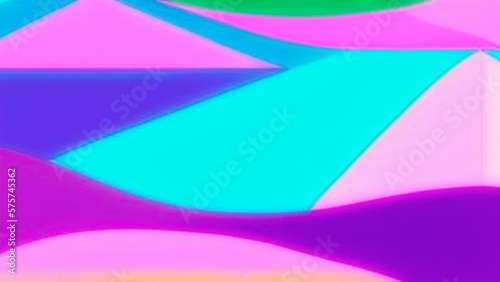 Abstract Art Pastel Spring Colors Generative Art