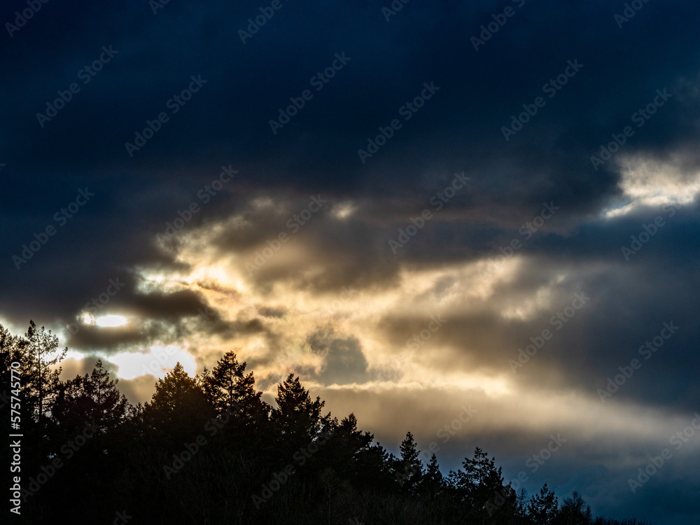 Fototapeta premium Wolkenhimmel