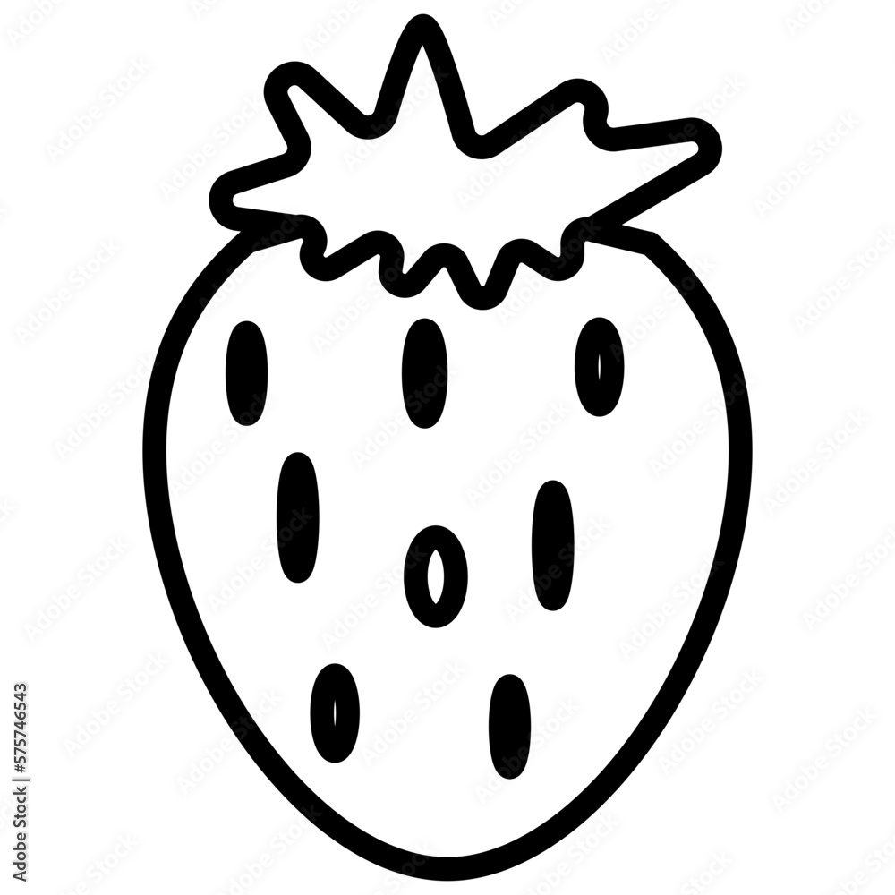 Fototapeta premium strawberry illustration