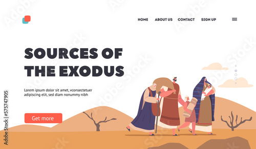 Israelite Exodus Landing Page Template. Moses Moses Led The People Of Israel Out Of Slavery In Egypt Into The Desert