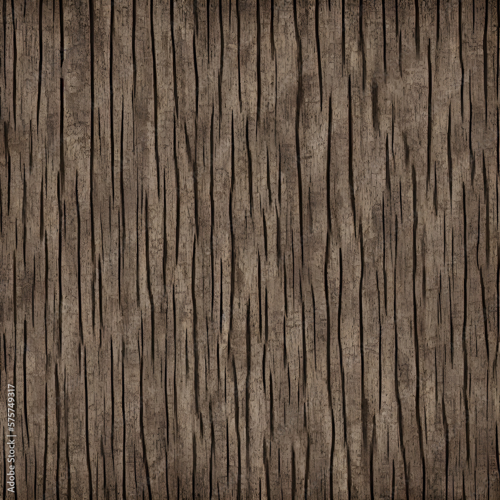 Wooden striped fiber textured background. Generative AI.