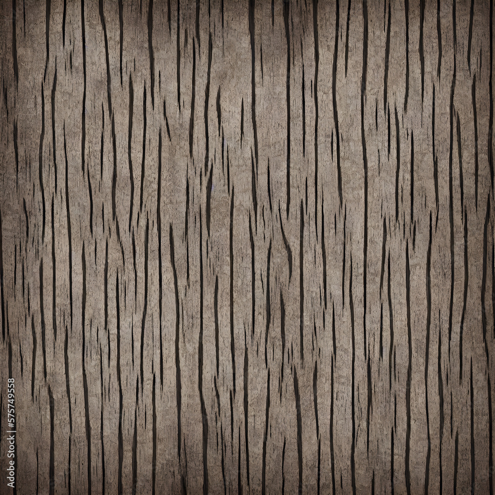 Wooden striped fiber textured background. Generative AI.