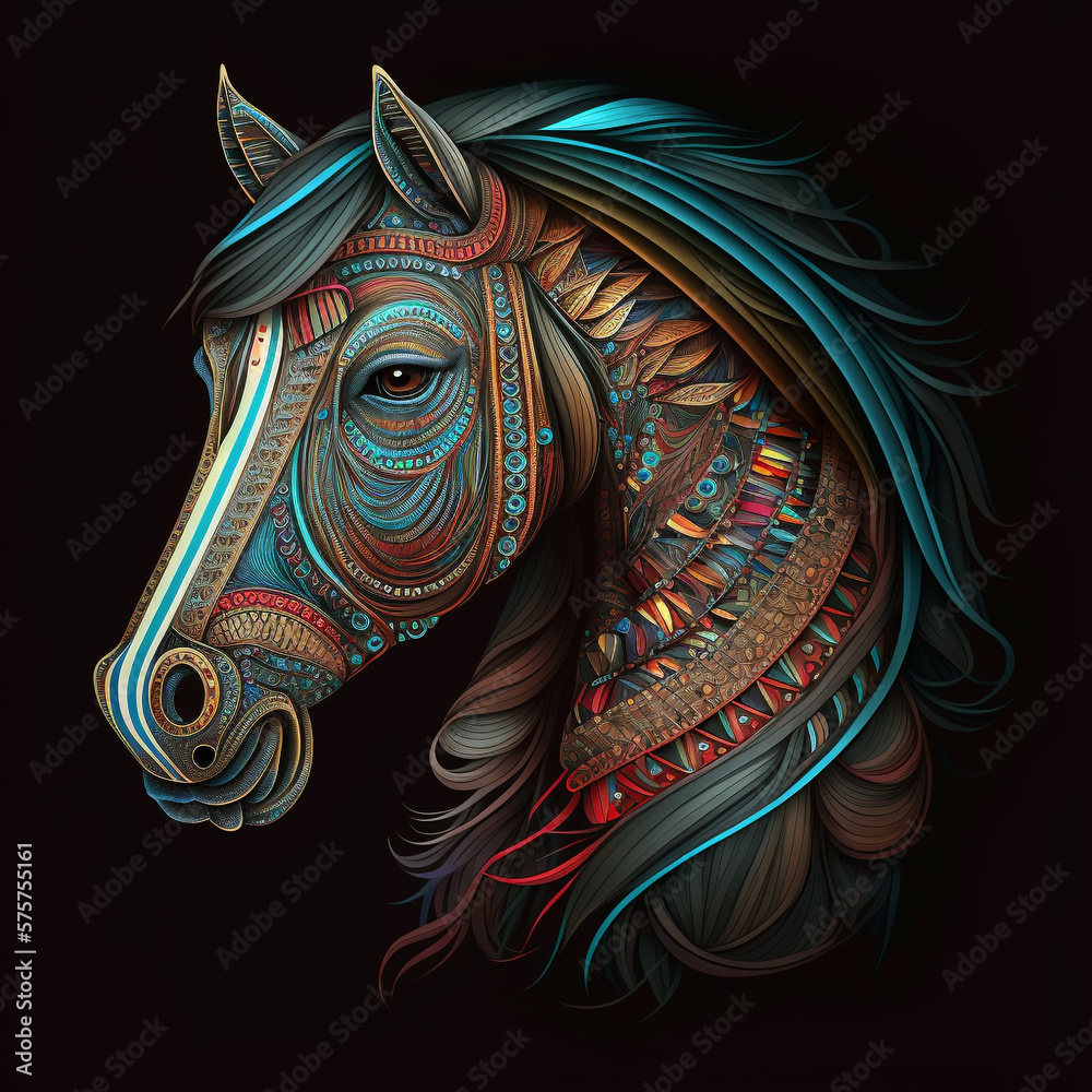 horse mandala