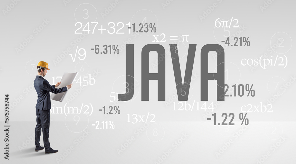 Engineer in hard hat with abbreviation