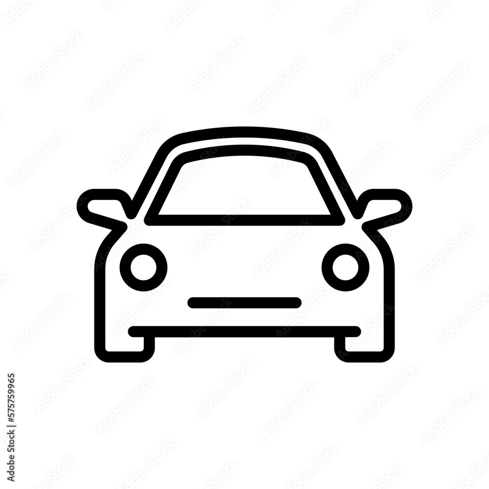 Car icon. Vehicle icon. Car vector icon