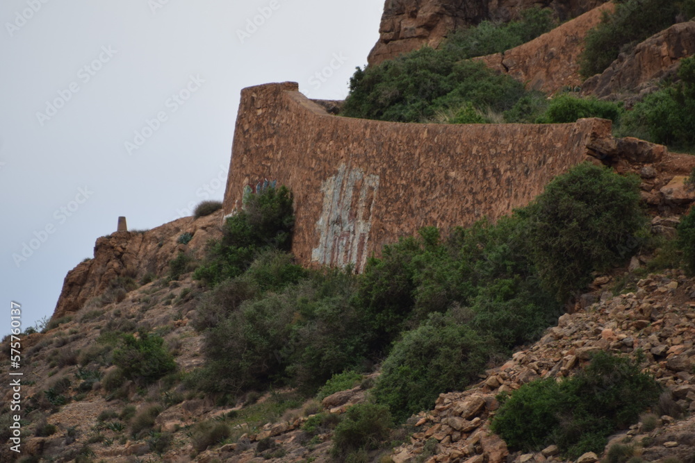 Altes Mauer in Almeria Andalusien