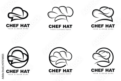 Chef Hat Logo, Restaurant Chef Vector, Design For Restaurant, Catering, Deli, Bakery