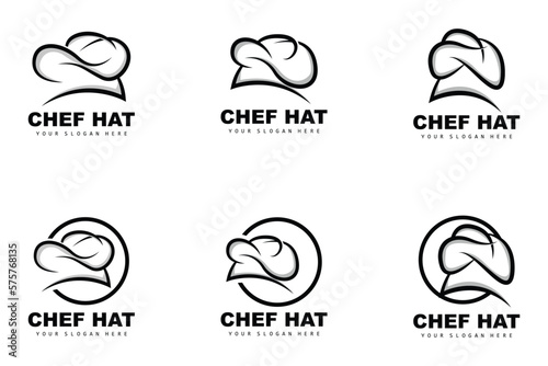 Chef Hat Logo, Restaurant Chef Vector, Design For Restaurant, Catering, Deli, Bakery