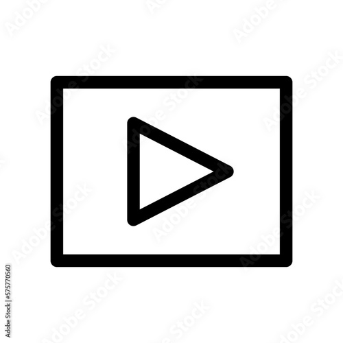 play icon or logo isolated sign symbol vector illustration - high quality black style vector icons

