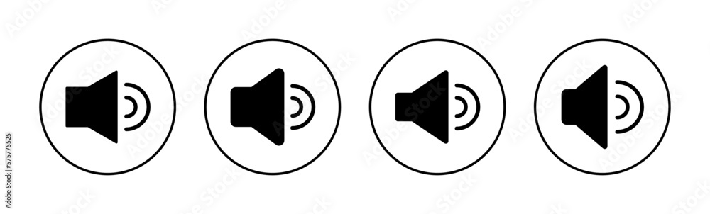 Speaker icon vector for web and mobile app. volume sign and symbol. loudspeaker icon. sound symbol Speaker icon vector for web and mobile app. volume sign and symbol. loudspeaker icon. sound symbol