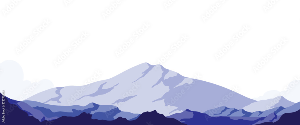 Fototapeta premium mountain vector illustration