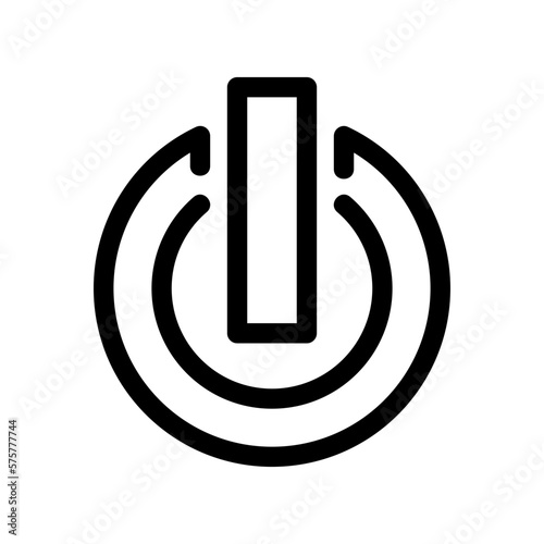 power icon or logo isolated sign symbol vector illustration - high quality black style vector icons
