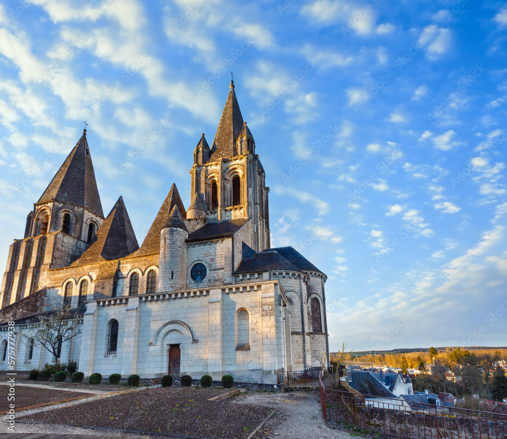 Collegiate Church Saint-Ours Loches (France). Founded between 963 and 985. Collegiate Church Saint-Ours Loches (France). Founded between 963 and 985.