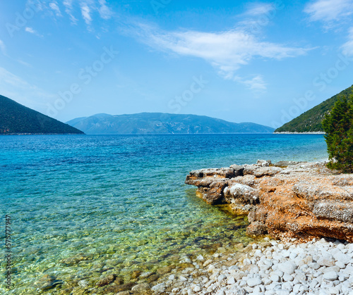 Antisamos beach summer view (Greece,  Kefalonia). © wildman