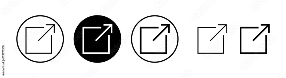External link icon vector illustration. link sign and symbol. hyperlink symbol