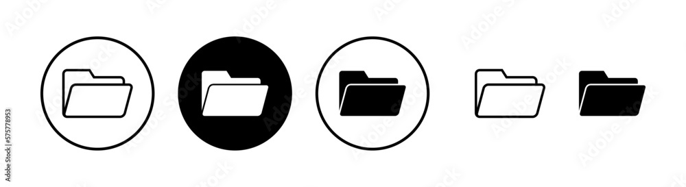 Folder icon vector illustration. folder sign and symbol Folder icon vector illustration. folder sign and symbol